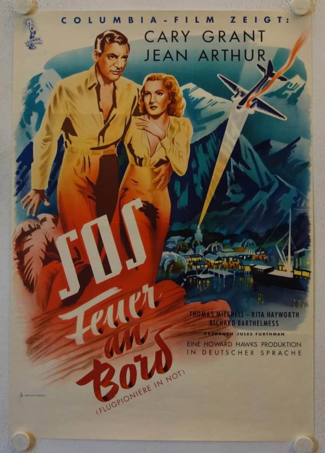 Only Angels have Wings original release german movie poster